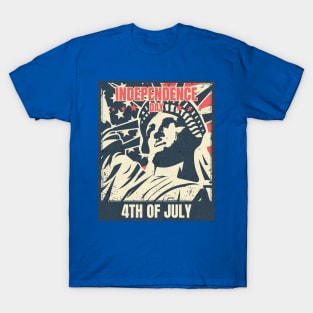 Independence Day Statue of Liberty T-Shirt